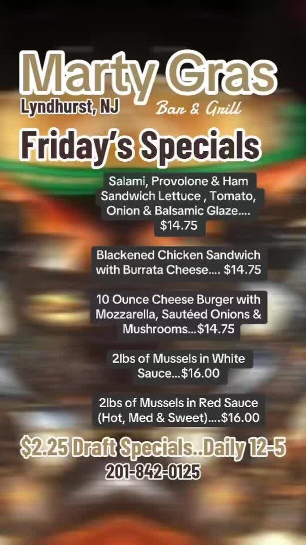 Instagram post from marty_gras_bar_and_grill. This post is in position 2.